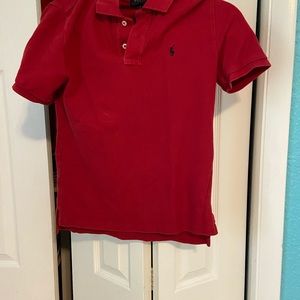 Red Polo for boys size M